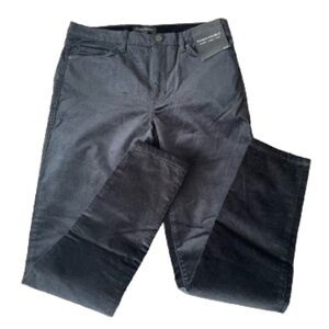 Banana Republic Black Velvet Skinny MidRise Ankle Pants